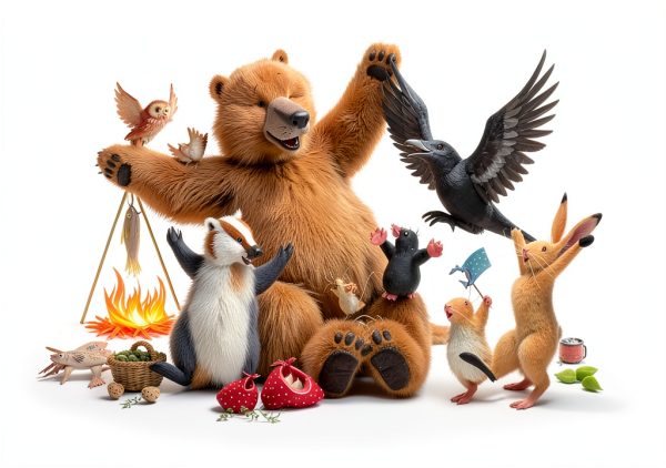 The Bear Books: A Thanksgiving Story for Preschoolers-0