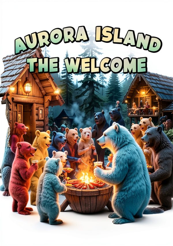Aurora Island Adventures Book 2 Children Bear Book by StoryTales-0