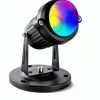 SUNVIE 6W RGBW Up Lights LED Spotlights 4 Pack with Remote and Stake-7