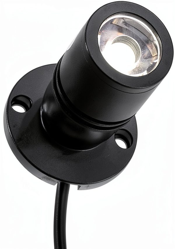 LED Spotlight Uonlytech USB Jewelry Showcase Light Black 4.3x2x2cm-6