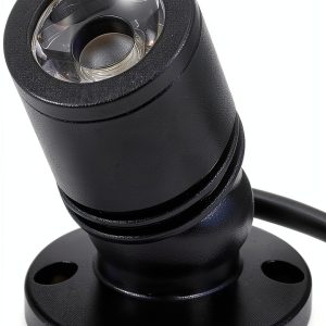 LED Spotlight Uonlytech USB Jewelry Showcase Light Black 4.3x2x2cm-0