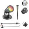 LED Spot Lights Indoor FZWLE RGBW Spotlights with Remote and Switch-5