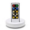 BIGLIGHT Spotlight Battery Operated, LED Puck Light, Dimmable Uplight with Remote, Stick on Accent Light for Painting Picture Wall Artwork Photo Portrait Closet Plants, Warm White, 2 Pack-2