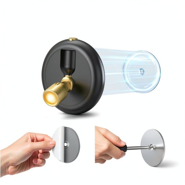 Rechargeable LED Spotlight Indoor - Wireless Mini Art Accent Light-3