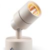 SUNVIE 2 Pack LED Up Lights Indoor, 3W Spot Lights for Indoor Use with 3000K Warm White, 120V Spotlights for Plants Pictures Artwork Uplighting & Accent Lighting, 5.9 FT Plug Cord with Foot Switch-6